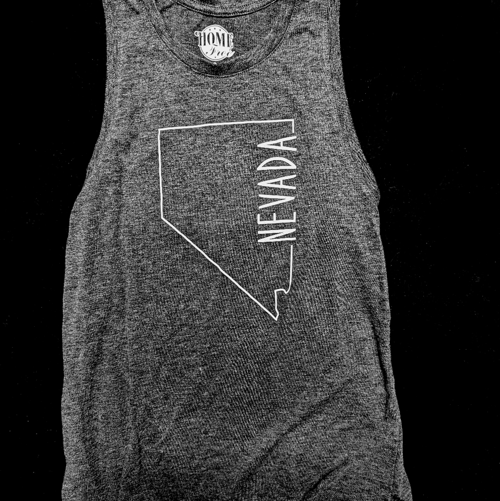 Gray Nevada Tank Top